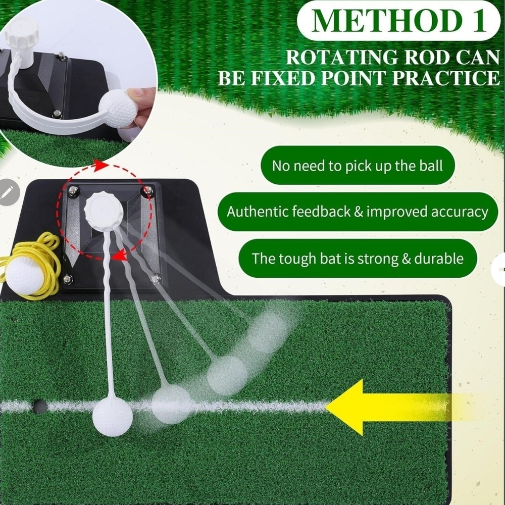 3-n-1 Golf Swing Trainer with Green Turf - Picture 5 of 7
